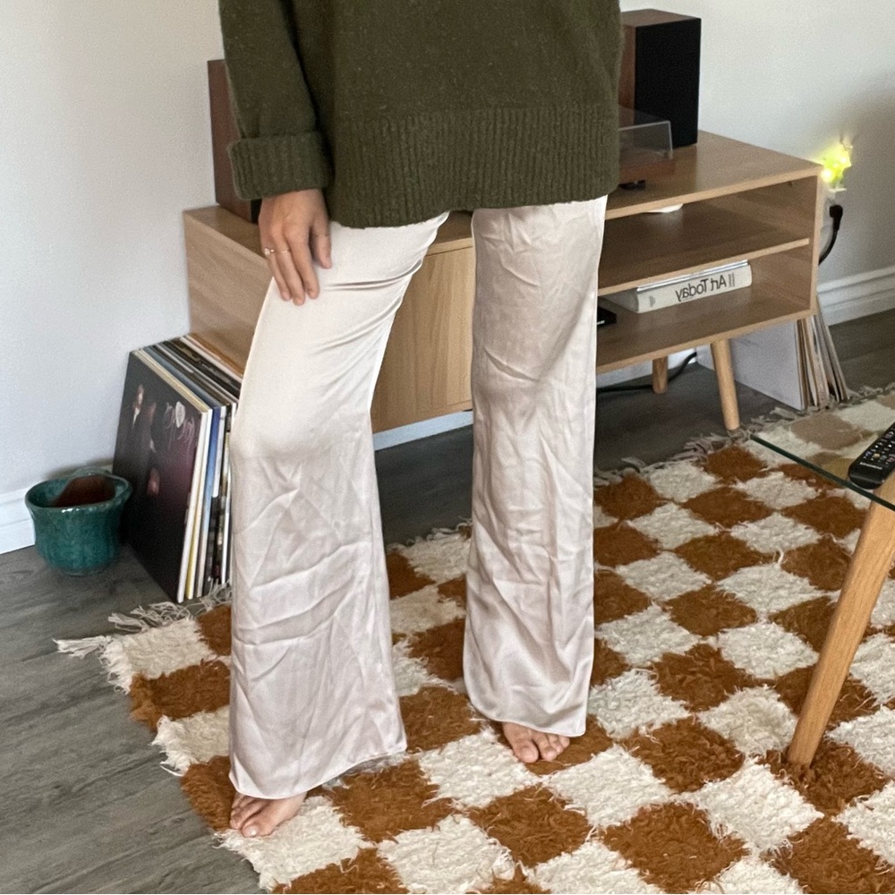 Cotton On Silver Silky Pant